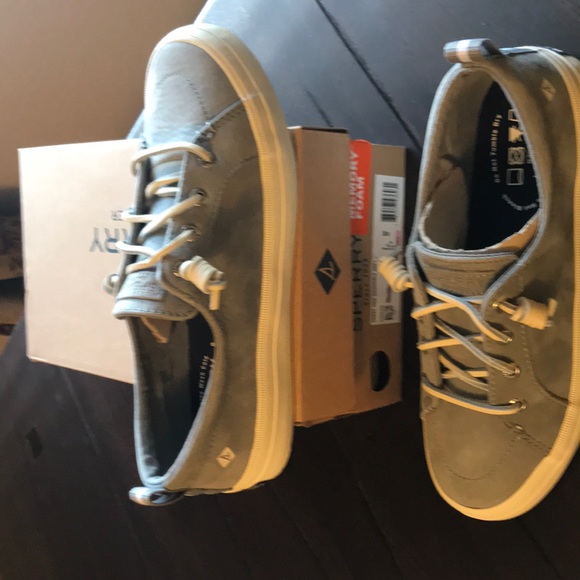 Sperry Shoes Sperry Crest Vibe Washable Grey Leather